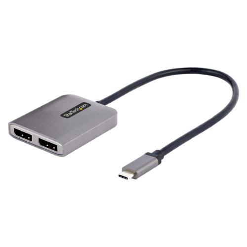 ＭＳＴハブ　デュアルモニター対応　３０ｃｍ　ＵＳＢ　Ｃ−Ｄｉｓｐｌａｙｐｏｒｔ　スペースグレー　ＭＳ...