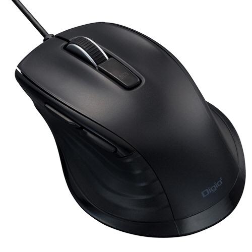 ナカバヤシ　Ｆ＿ｌｉｎｅ　有線静音５ボタン　ＢｌｕｅＬＥＤマウス　ブラック　ＭＵＳ−ＵＫＦ２２７ＢＫ...