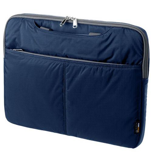 サンワサプライ　高機能ＰＣインナーケース　１３．３型ワイド対応　ネイビー　ＩＮ−ＳＮ１３０１ＮＶ　１...