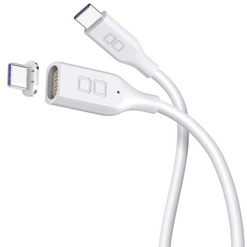 マグネットシリコンケーブル　ＣｔｏＣ　１００Ｗ　１ｍ　ホワイト　ＣＩＯ−ＳＬＭＧ−ＣＣ１−ＷＨ　１本...