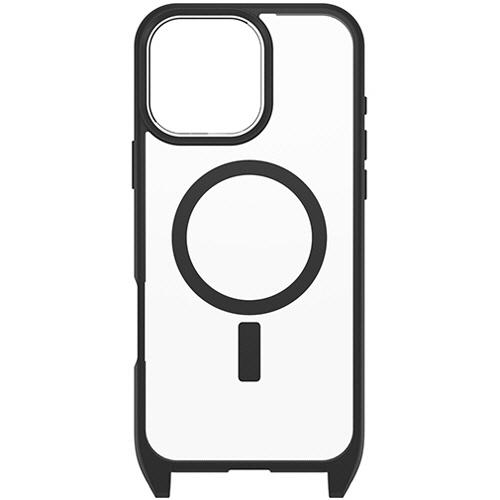 ｉＰｈｏｎｅ　１６　Ｐｒｏ　Ｍａｘ用ケース　Ｒｅａｃｔ　Ｎｅｃｋｌａｃｅ　ブラッククリスタル（クリア...