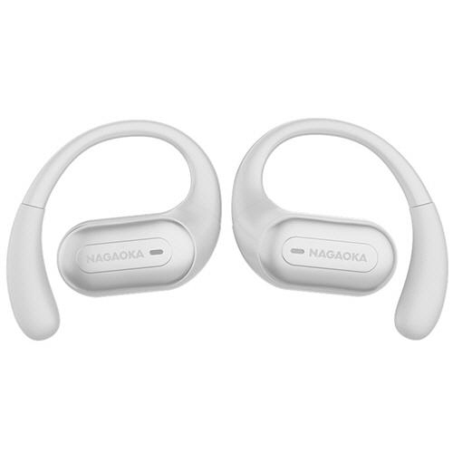 ナガオカ　オープンイヤー型ワイヤレスイヤホン　ホワイト　ＮＯＷ１０ＷＨ　１個（お取寄せ品)