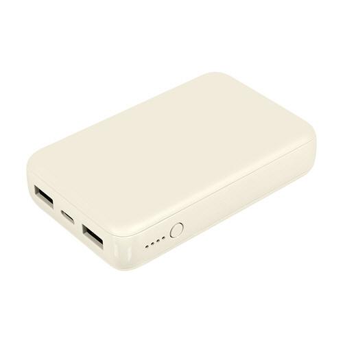 小型軽量モバイルバッテリー　１００００ｍＡｈ　キナリ　ＯＷＬ−ＬＰＢ１００１２−ＫＩ　１個（お取寄せ...