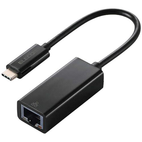 ＵＳＢ−Ｃ　１Ｇｂｐｓ有線ＬＡＮアダプター　ブラック　（ＲｏＨＳ指令準拠１０物質）　ＥＤＣ−ＧＵＣ３...