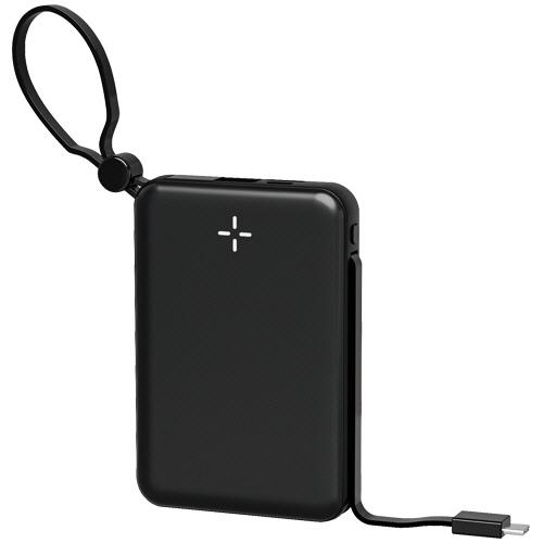 ハイディスク　ＰＤ２０Ｗ　ケーブル一体型モバイルバッテリー　１００００ｍＡｈ　ブラック　ＨＤ４−ＭＢ...