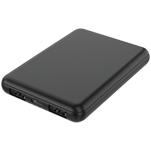 ハイディスク　モバイルバッテリー（ＰＰ袋）　５０００ｍＡｈ　ブラック　ＨＤ４−ＭＢＴＣ５０００ＢＫＰ...