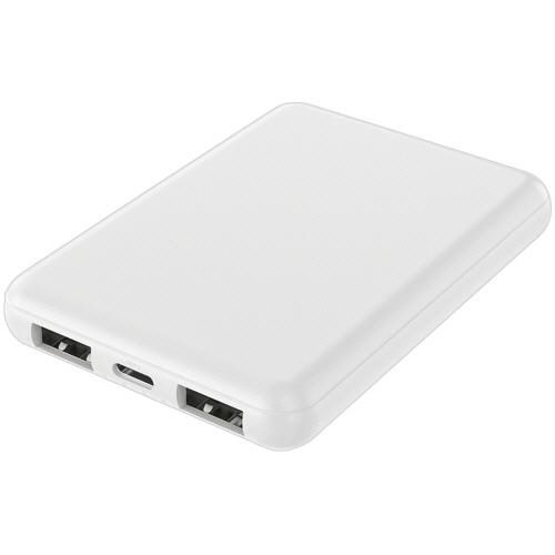 ハイディスク　モバイルバッテリー（ＰＰ袋）　５０００ｍＡｈ　ホワイト　ＨＤ４−ＭＢＴＣ５０００ＷＨＰ...