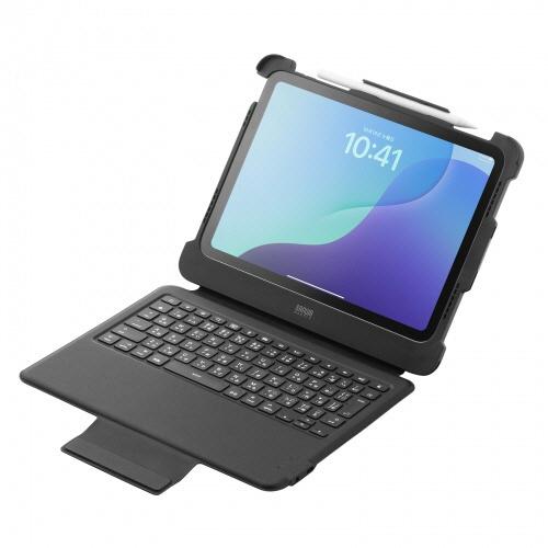 ｉＰａｄ　第１０世代・Ａ１６専用ケース付き一体型キーボード（Ｔｙｐｅ−Ｃケーブル接続）　ブラック　Ｓ...