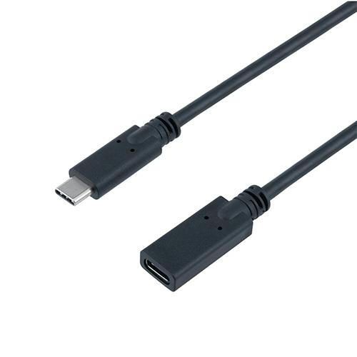 ＭＣＯ（ミヨシ）　ＵＳＢ２．０延長ケーブル　Ｔｙｐｅ−Ｃ−Ｔｙｐｅ−Ｃ　ブラック　０．５ｍ　ＵＳＢ−...