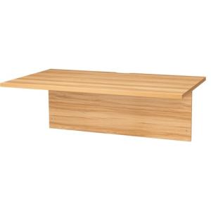 アール エフ ヤマカワ スチール脚デスク 天板／幕板 幅1200×奥行700mm ナチュラル RFSLD−1270NA−T 1台