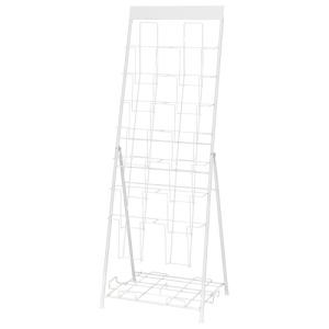ＹＡＭＡＺＥＮ　パンフレットスタンド　２列　マットホワイト　ＤＰＳ−７２（ＭＷＨ）　１台