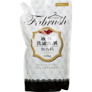 あらた　アドグッド　ファブラッシュ　液体洗濯洗剤　無香料　つめかえ用　０．９ｋｇ　１パック｜ぱーそなるたのめーる