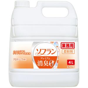 ライオン　ソフラン　プレミアム消臭　アロマソープの香り　業務用　４Ｌ　１本｜ぱーそなるたのめーる