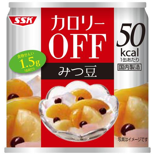 清水食品　ＳＳＫ　カロリーＯＦＦ　フルーツみつ豆　１８５ｇ　１缶