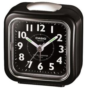 カシオ　クオーツ置時計　ブラック　ＴＱ−１５７−１ＢＪＦ　１台　（お取寄せ品）｜tanomail