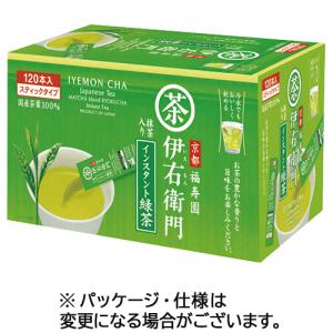 宇治の露製茶　伊右衛門　インスタント緑茶スティック　１箱（１２０本）｜tanomail
