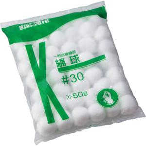 カワモト 綿球 #30 50g 023-3000...の商品画像