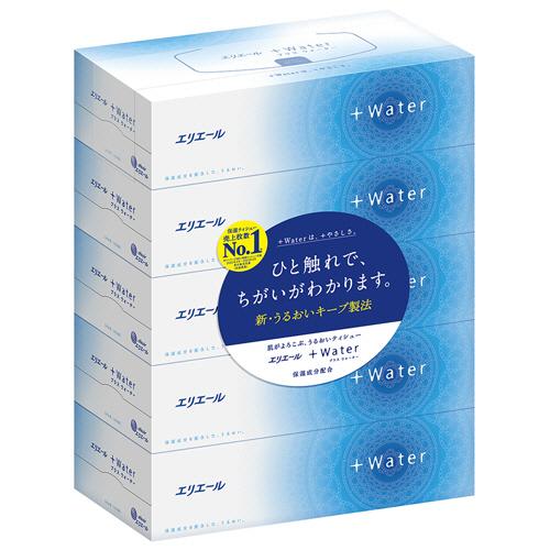 大王製紙　エリエール＋Ｗａｔｅｒ　１８０組／箱　１パック（５箱）