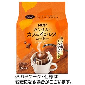 ＵＣＣ　おいしいカフェインレスコーヒー　ワンドリップコーヒー　１袋（１６バッグ）（お取寄せ品）