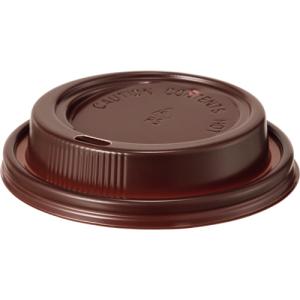 ストリックスデザイン　リップルラップカップ　８オンス用フタ　ブラウン　ＭＢ−８７２　１パック（４８個）