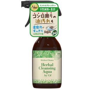 ユニリーバ　ジフ　キッチン泡クリーナー　ハーバルクレンジングアクア　ミント＆グリーンティー　本体　３００ｍｌ　１本