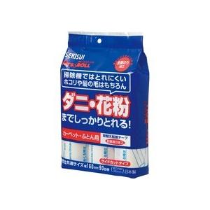 積水マテリアルソリューションズ　カーペットローラー　ミセスロール　スペアテープ　Ｊ５ＳＴ３Ｐ　１パック（３巻）