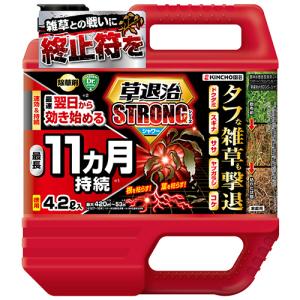 ＫＩＮＣＨＯ園芸　草退治ストロング　シャワータイプ　草退治メガロングシャワーＧＴ　４．２Ｌ　１本　（お取寄せ品）｜ぱーそなるたのめーる