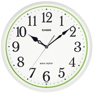 CASIO(カシオ) 掛け時計 電波 ホワイト 直径30.5cm アナログ 夜間秒針