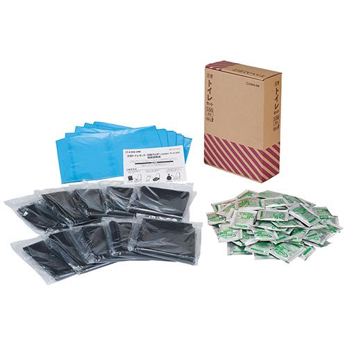 キングジム　災害トイレセット　消臭力ＵＰ（１００回分）　ＴＬＳ−５００　１箱　（お取寄せ品）