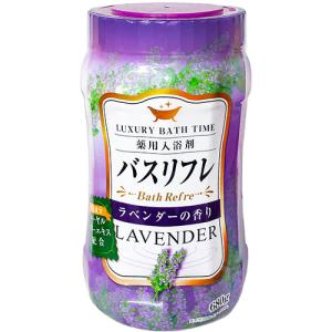 ライオンケミカル　薬用入浴剤バスリフレ　ラベンダーの香り　本体　６８０ｇ　１本