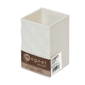 ナカバヤシ　マグネットポケットスリム　ホワイト　ＭＧＰ−Ｓ０１ＷＨ　１個　（お取寄せ品）