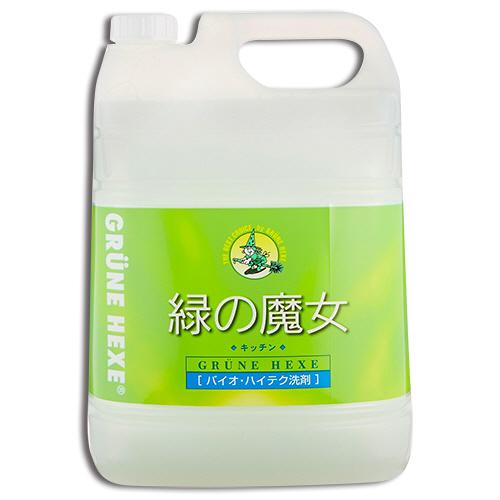 ミマスクリーンケア　緑の魔女　キッチン（食器用洗剤）　業務用　５Ｌ　１本 （お取寄せ品）