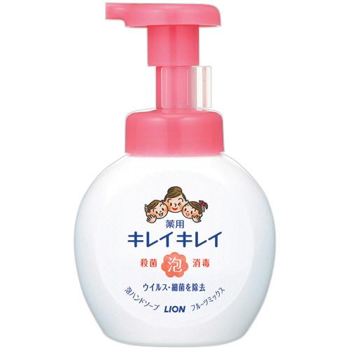ライオン　キレイキレイ　薬用　泡ハンドソープ　フルーツミックスの香り　本体　２５０ｍｌ　１個