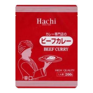 ハチ食品　カレー専門店のビーフカレー　辛口　２００ｇ　１食｜ぱーそなるたのめーる