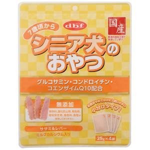 デビフペット　ｄｂｆ　シニア犬のおやつ　グルコサミン・コンドロイチン・コエンザイムＱ１０配合　ササミ＆レバー　１００ｇ　１パック（お取寄せ品）