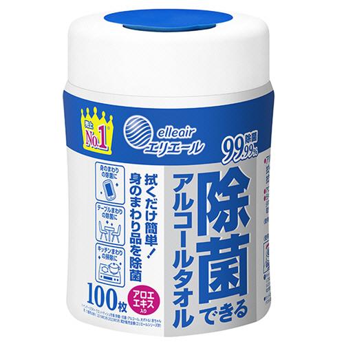 大王製紙　エリエール　除菌できるアルコールタオル　本体　１本（１００枚）