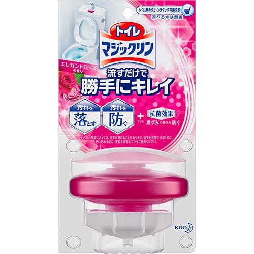 花王　トイレマジックリン　流すだけで勝手にキレイ　エレガントローズの香り　本体　８０ｇ　１個