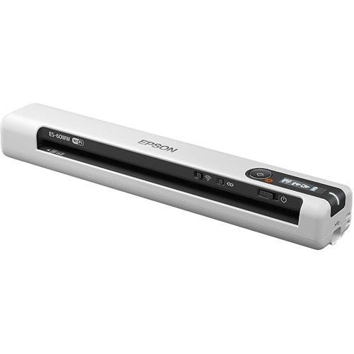エプソン　モバイルスキャナー　Ｗｉ−Ｆｉモデル　Ａ４　６００ｄｐｉ　ホワイト　ＥＳ−６０ＷＷ　１台 ...