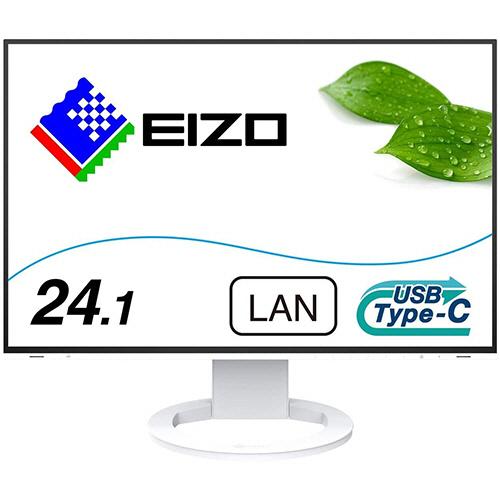 ＥＩＺＯ　ＦｌｅｘＳｃａｎ　２４．１型　カラー液晶モニター　ホワイト　ＥＶ２４９５−ＷＴ　１台