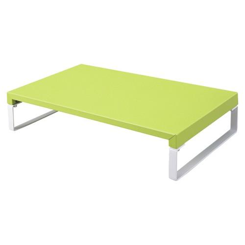 机上台　Ｗ３９０×Ｄ２５０×Ｈ８０ｍｍ　黄緑　Ａ−７３３０−６　１台