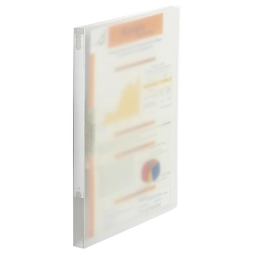 TANOSEE　Ｚファイル（ＰＰ表紙）　Ａ４タテ　１００枚収容　背幅２０ｍｍ　クリア　１冊