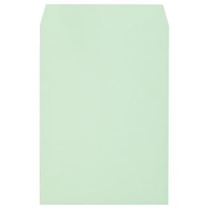 キングコーポレーション ソフトカラー封筒 角2 100g／m2 グリーン 業務用パック 160208 1箱（500枚）