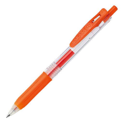 ゼブラ　ジェルボールペン　サラサクリップ　０．３ｍｍ　レッドオレンジ　ＪＪＨ１５−ＲＯＲ　１本