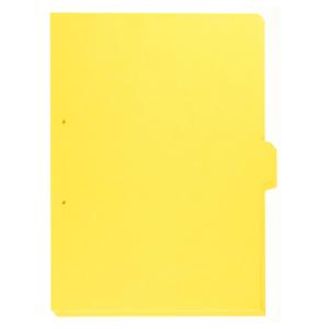 キングジム　カラーインデックス　Ａ４タテ　２穴　１色１山　黄　９０７Ｔ２０キイ　１パック（２０枚）　（お取寄せ品）