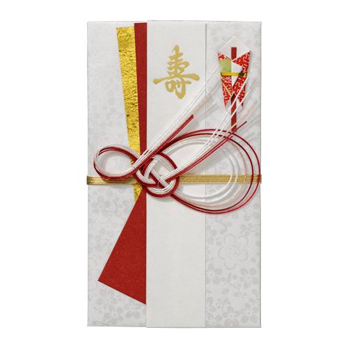 マルアイ　新金封　なごみ　赤　Ｗ１０５×Ｈ１８５ｍｍ　キ−６０９Ｒ　１枚