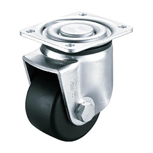 ユーエイキャスター　ユーエイ　低床式重荷重キャスター自在車　８０径ＭＣナイロン車輪　ＵＨＧ−８０ＭＣ...