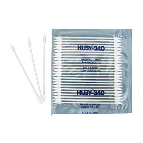クリーンクロス　ＨＵＢＹ　マイクロスワッブ（シャープポイントスリム）　ＢＢ−００３ＭＢ　１箱（５００...