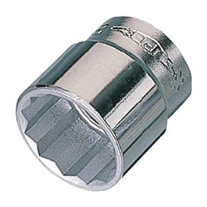 スーパーツール　ソケットレンチ用ソケット（差込角９．５ｍｍ）対辺２４ｍｍ　１２角　ＮＨＳ３２４　１個
