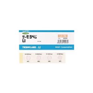日油技研工業　ニチユ　サーモラベル１点表示屋外対応型　不可逆性　８０度　ＬＩ−８０　１箱（４０枚）（...