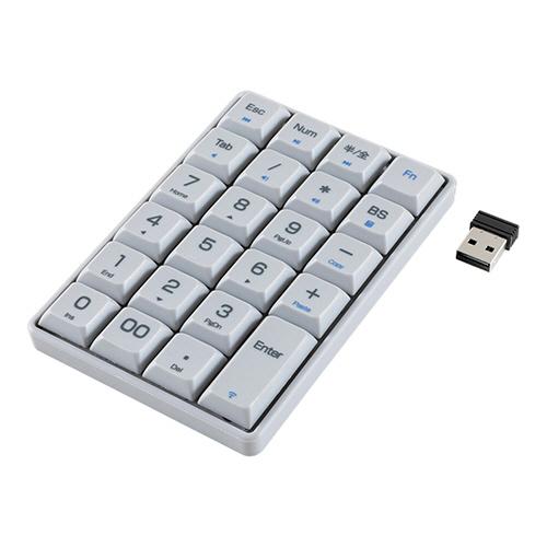 ナカバヤシ　ＭＣＯ（ミヨシ）　ワイヤレステンキーパッド　グレー　ＴＥＮ２４Ｇ０４ＧＹ　１個　（お取寄...